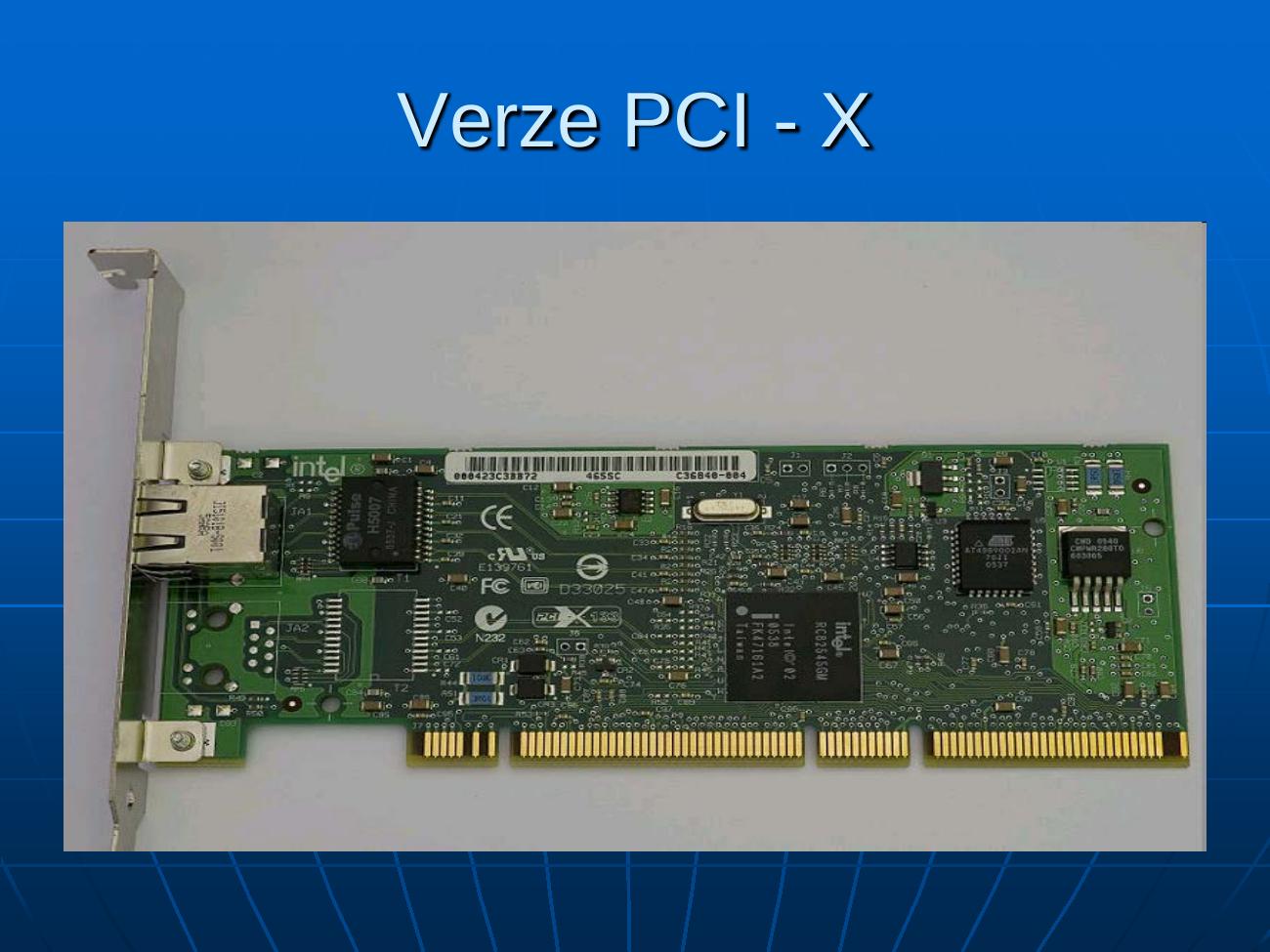 PCI-X síťová karta Intel